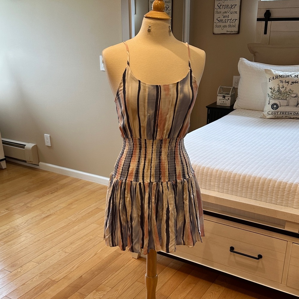 Ocean Drive Multicolor Striped Mini Dress